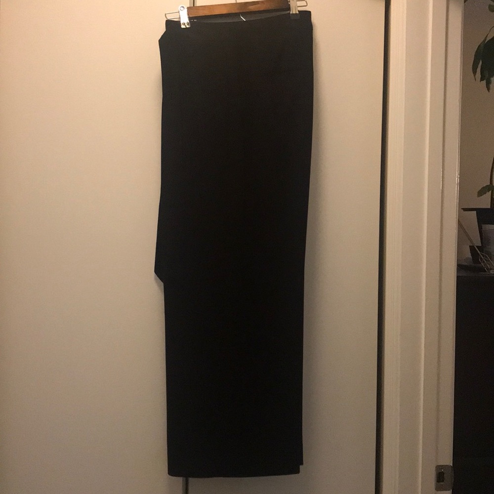 WHBM wide leg pant with tie
